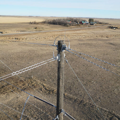 Powerline detail2-aerial SUAS