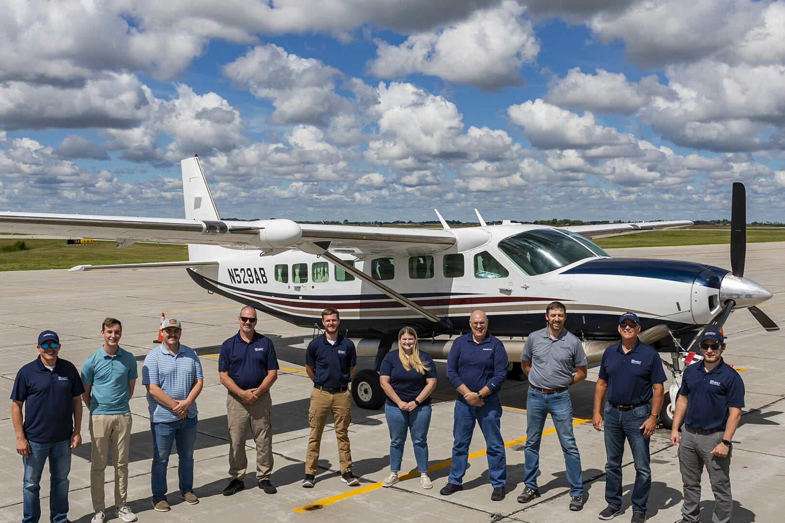 95West Plane and staff