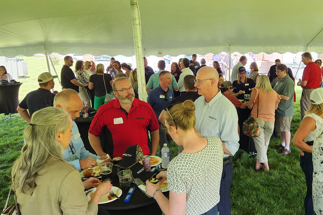 Guests at 95West's Mankato Office Hosting GMG Business After Hours