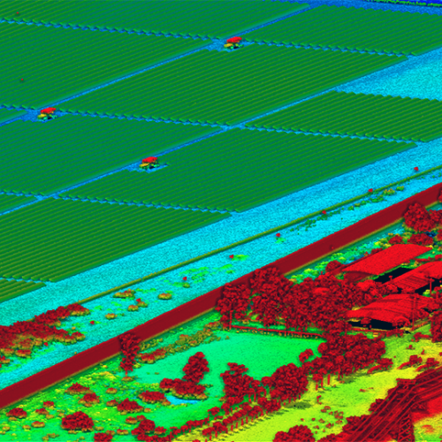 Solar Field Lidar Scan
